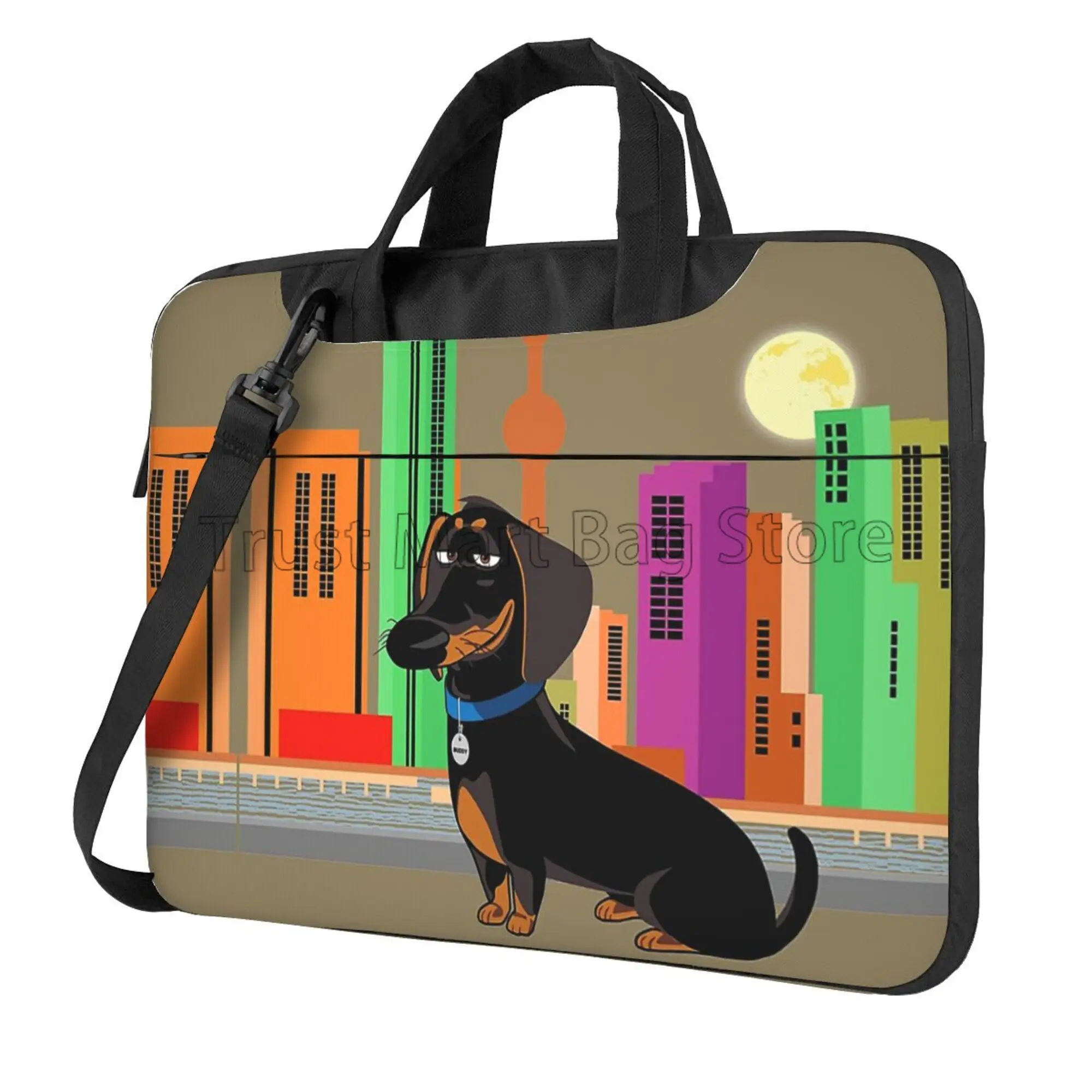 Laptop Accessories Travel Case - Dachshund Imprimir Laptop Bolsa de Transporte,