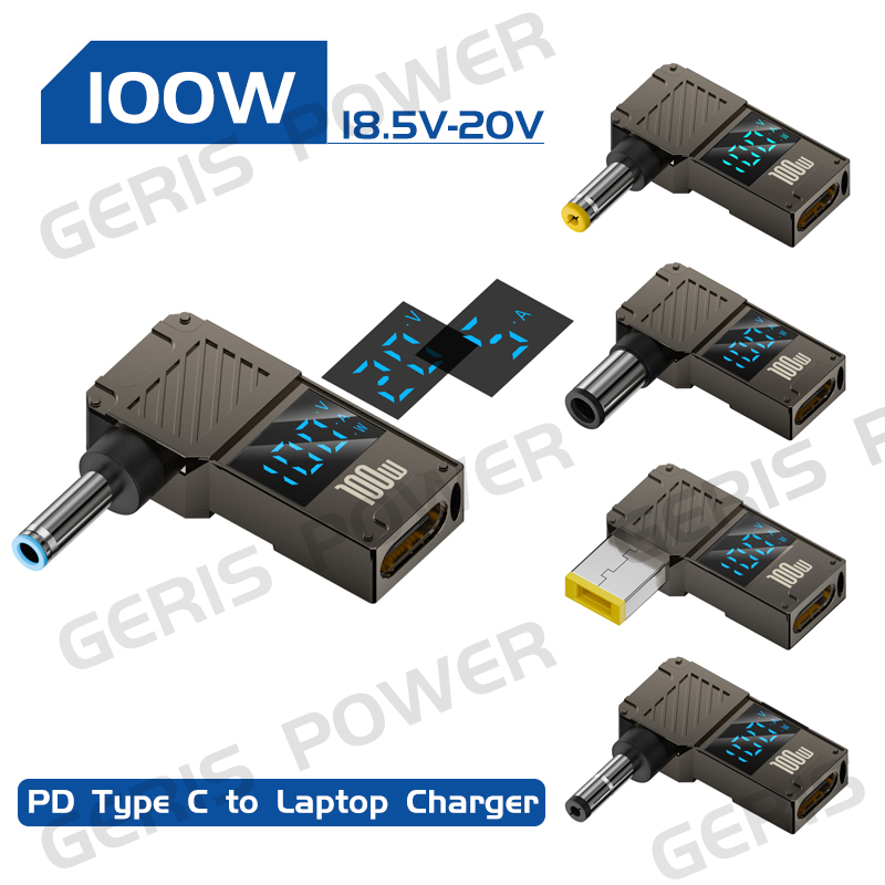 Laptop Lock Cable - ​ Adaptador Conversor PD100W Tipo-C para