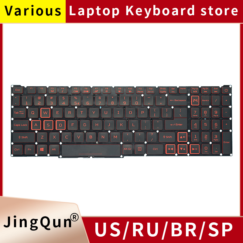 Laptop Accessories Acer - Teclado para Notebook Russo dos EUA,