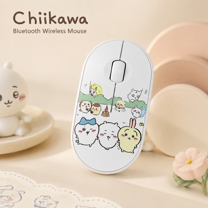 Laptop Accessories And Parts - Mouse Sem Fio Bluetooth Chiikawa Fofo,