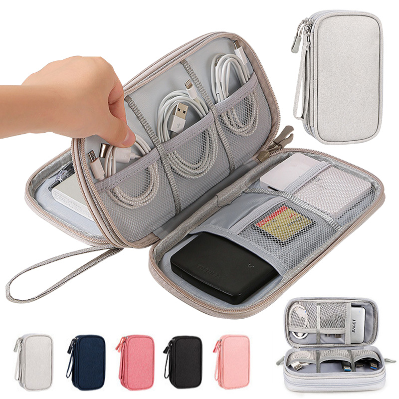 Cable Management Bag - Bolsa de Armazenamento Digital Portátil Multicolorida