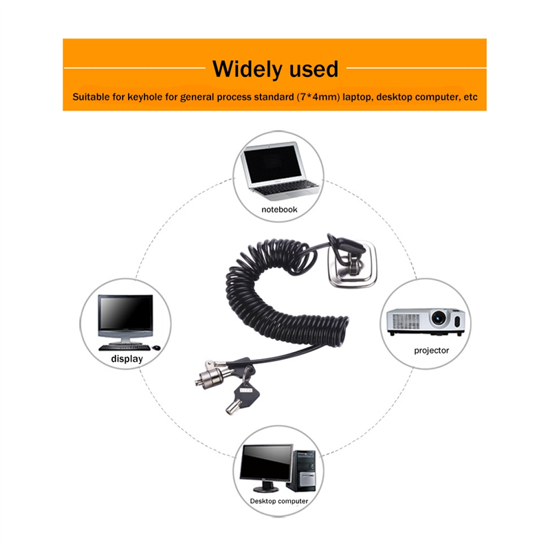 Bloqueio do computador portáti - Laptop Lock Cable avaliação e preço