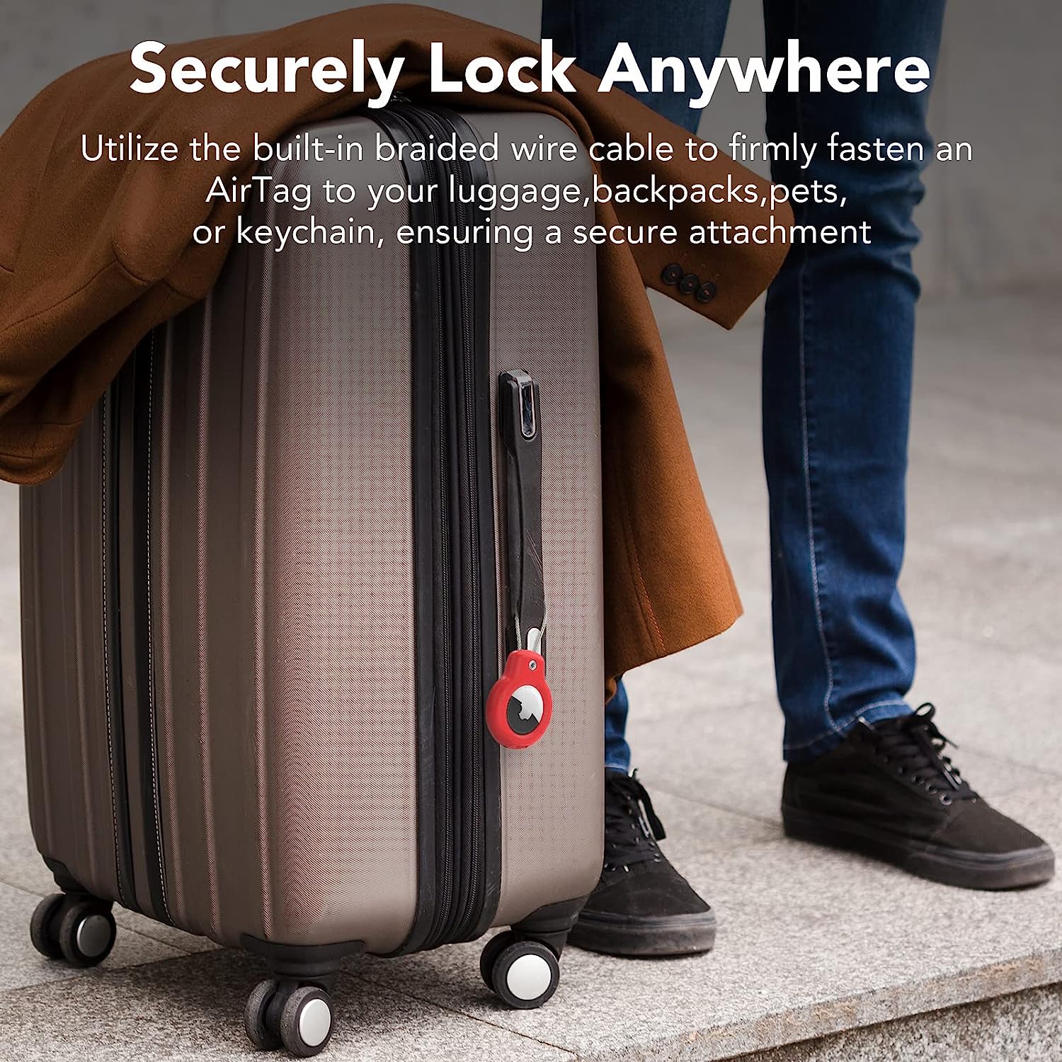 Capa para apple airtag titular - Cable Management Bag avaliação e preço