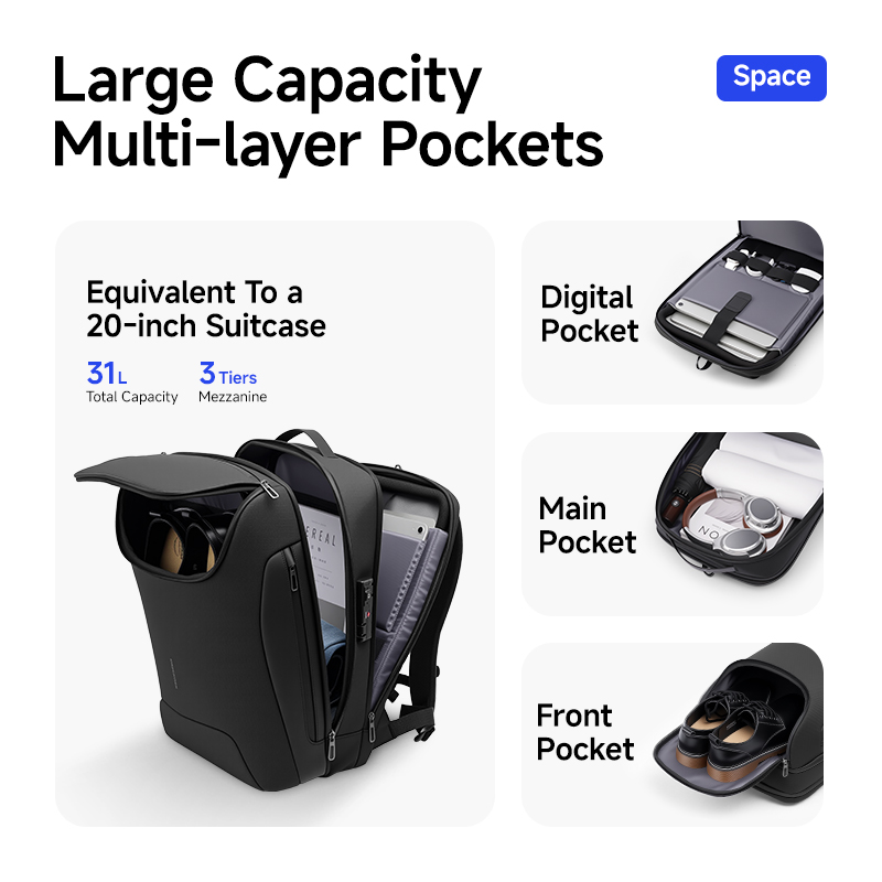 Mochila Inteligente Masculina  - Laptop Accessories Travel Case avaliação e preço