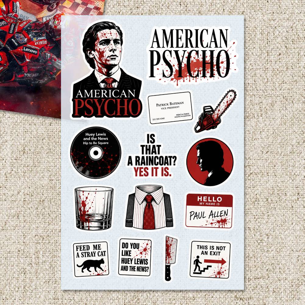 Adesivos American Psycho para  - Laptop Accessories Wallpaper avaliação e preço