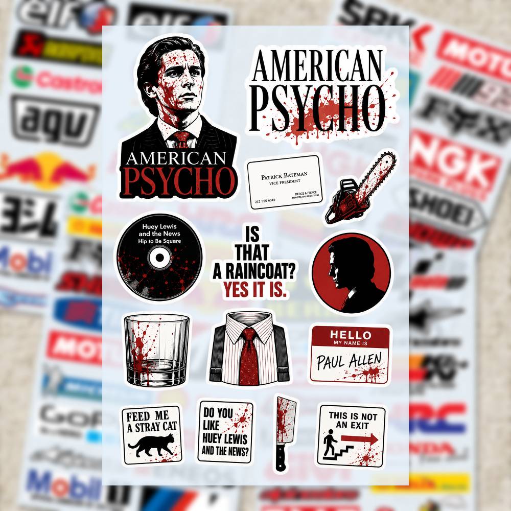 Adesivos American Psycho para  - Laptop Accessories Wallpaper avaliação e preço