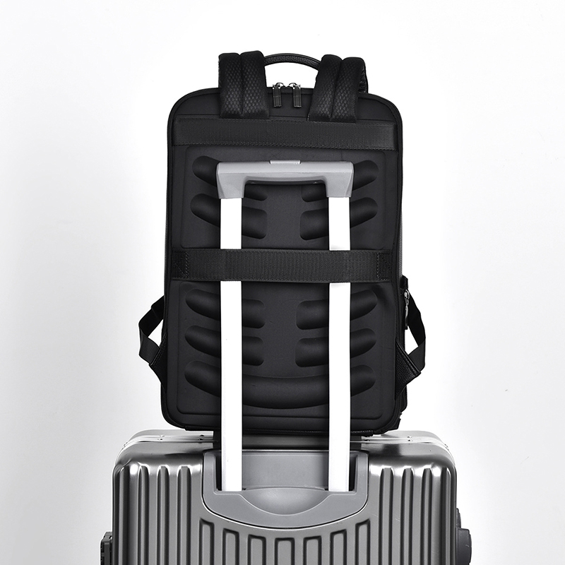 Mochila de couro PU para homen - Laptop Accessories Travel Case avaliação e preço