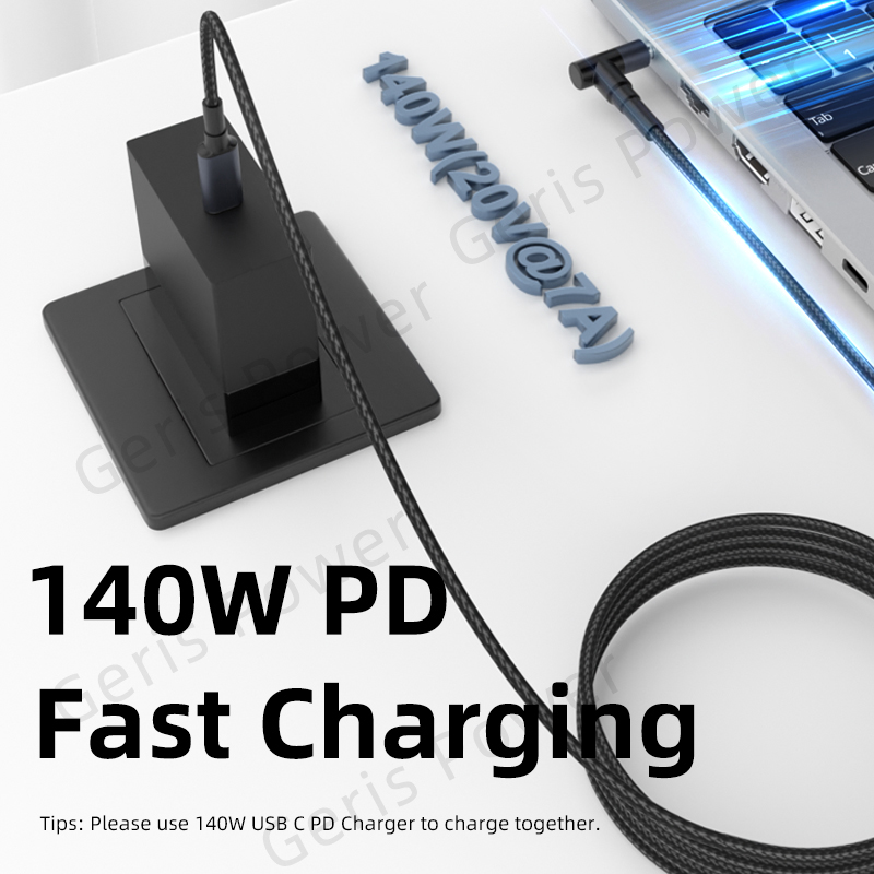 65w 90w 140w usb c pd para dc  - Laptop Lock Cable avaliação e preço