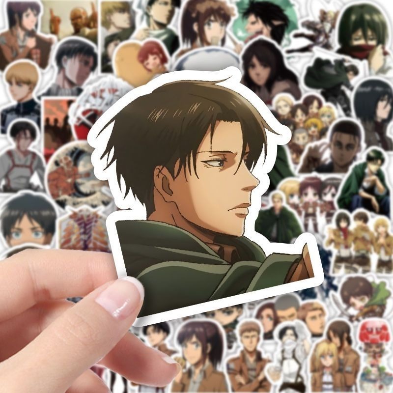 60 Adesivos de Anime Attack on - Laptop Accessories And Parts avaliação e preço