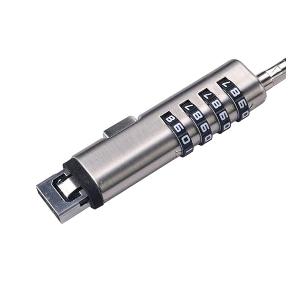 Cadeado USB Compacto para Comp - Laptop Lock Cable avaliação e preço