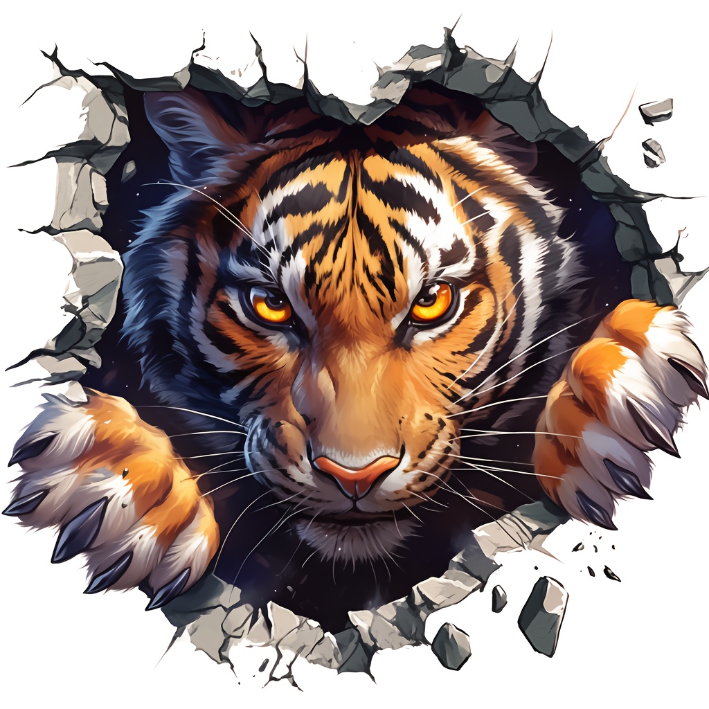 Adesivos de Vinil de Tigre à P - Laptop Unique Accessories avaliação e preço