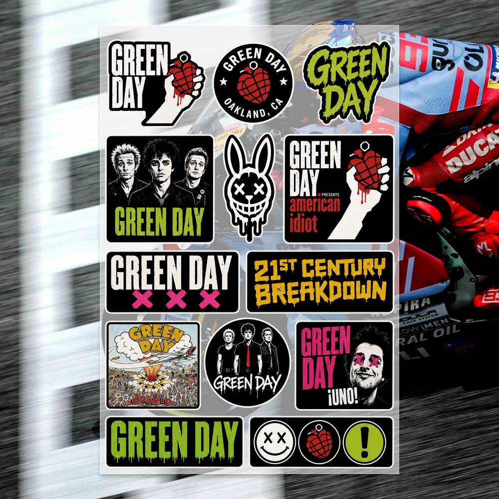 Adesivos G-Green Day para Moto - Laptop Accessories Wallpaper avaliação e preço