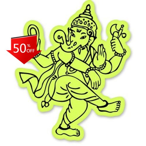 Acessório Ganesh Ganesha Dança - Laptop Unique Accessories avaliação e preço