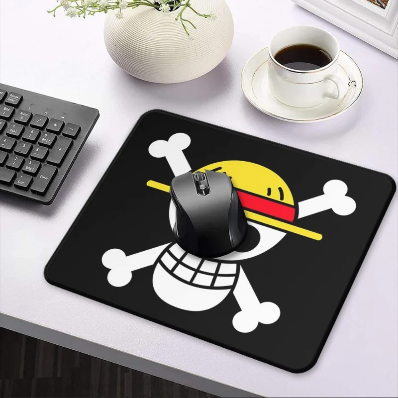 Mouse pad de caveira luffy, pe - Laptop Accessories To Gift avaliação e preço