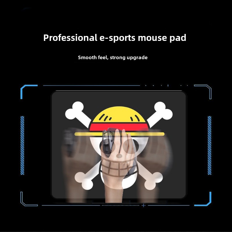 Mouse pad de caveira luffy, pe - Laptop Accessories To Gift avaliação e preço