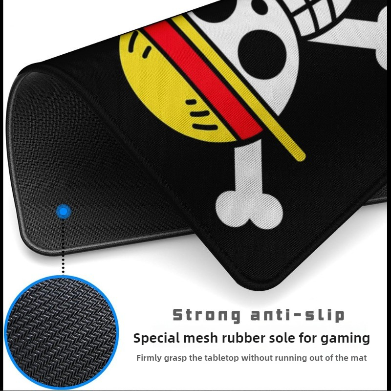 Mouse pad de caveira luffy, pe - Laptop Accessories To Gift avaliação e preço
