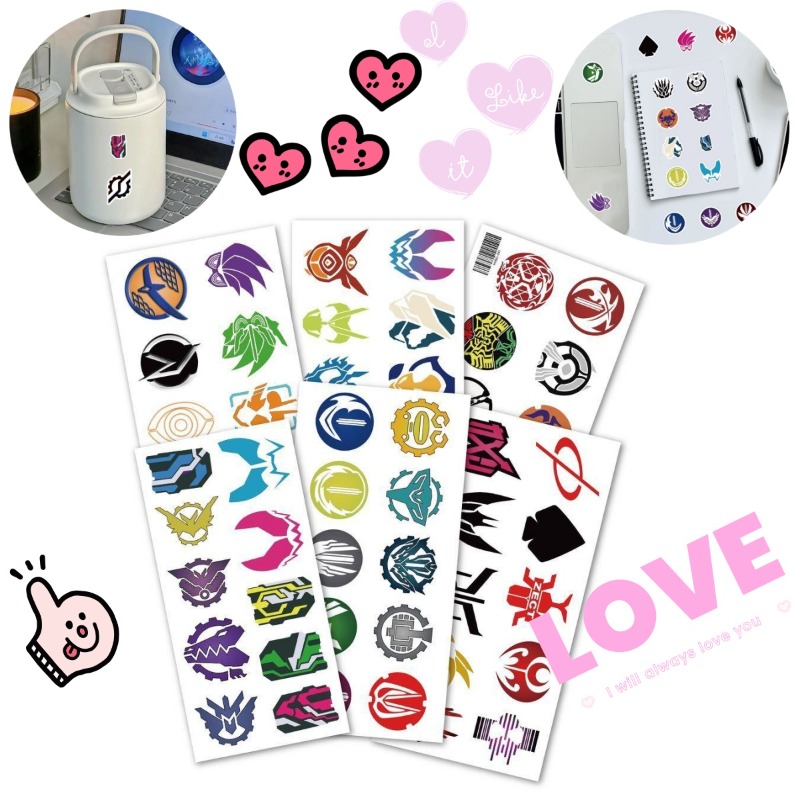 60 Folhas de Adesivos com Logo - Laptop Accessories And Parts avaliação e preço